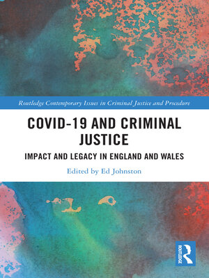 cover image of Covid-19 and Criminal Justice